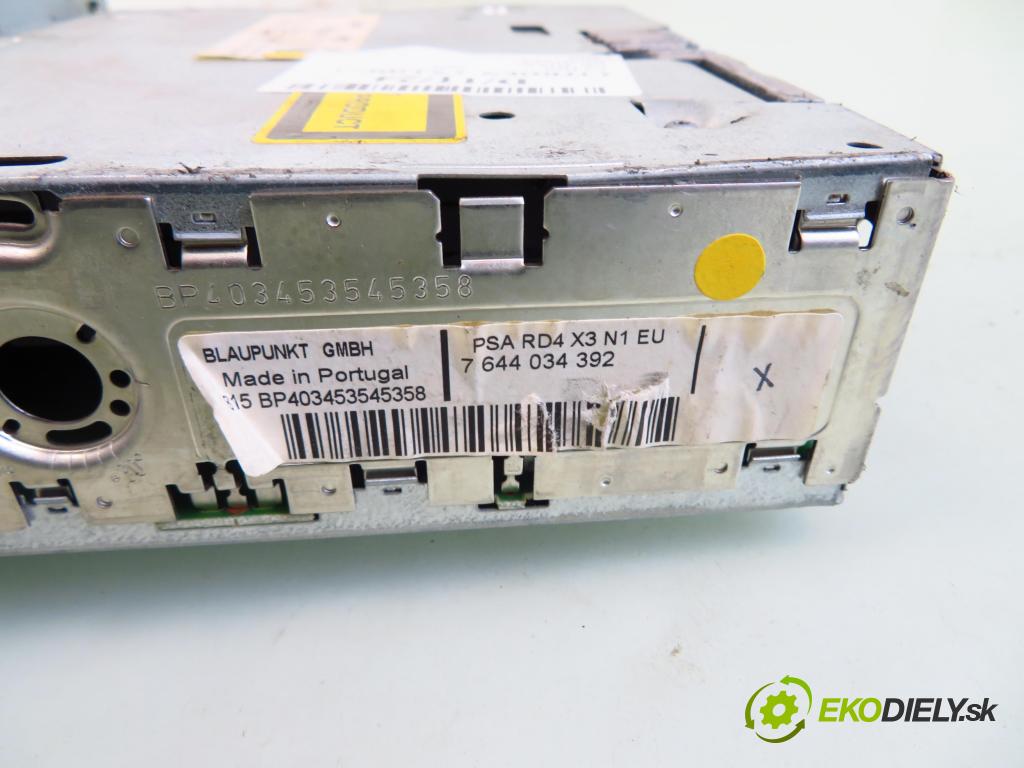 CITROEN C5 I (DC_) LIFTBACK 2005 98,00 2.2 HDi (DC4HXB, DC4HXE) - 4HX (DW12TED4/FAP) 2179,00 RADIO CD 9650574977