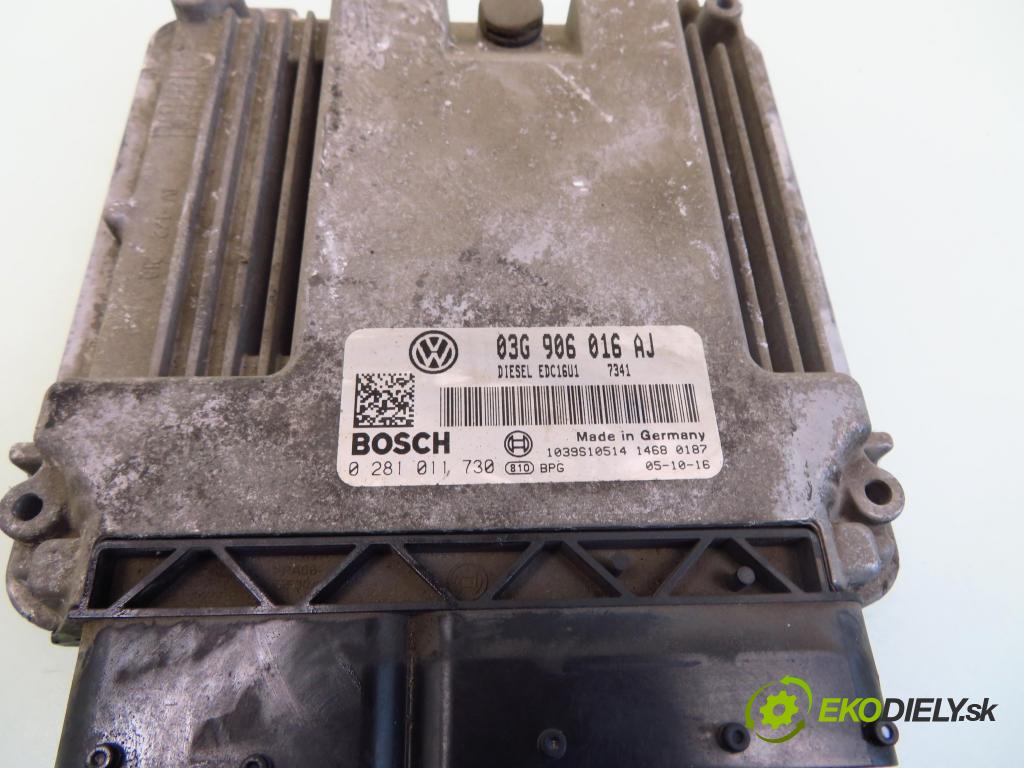 SEAT LEON (1P1) HB 2005 103,00 2.0 TDI 16V - BKD 1968,00 Riadiaca jednotka Motor 03G906016AJ ; 0281011730