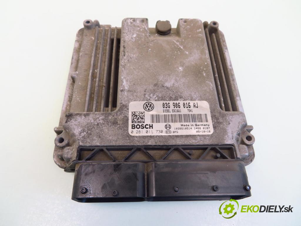 SEAT LEON (1P1) HB 2005 103,00 2.0 TDI 16V - BKD 1968,00 Riadiaca jednotka Motor 03G906016AJ ; 0281011730
