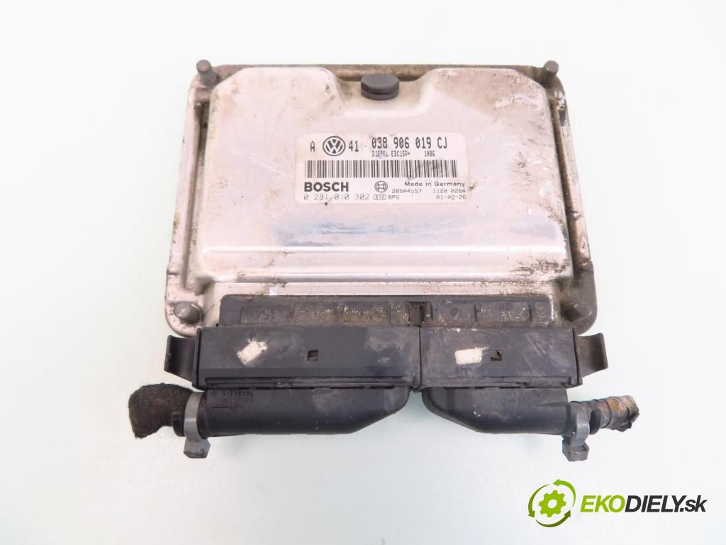 VW PASSAT B5 (3B2) SEDAN 1999 85,00 1.9 TDI - AJM 1896,00 Riadiaca jednotka Motor 038906019CJ ; 0281010302