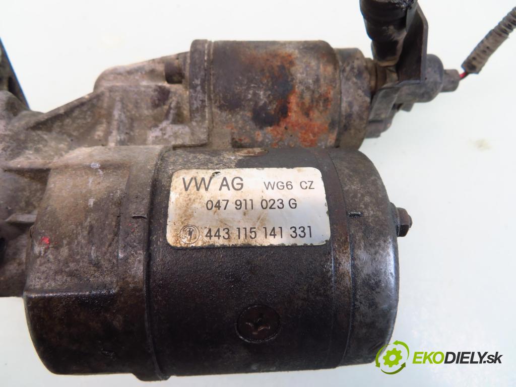 SKODA FABIA I (6Y2) KOMBI 2002 50,00 1.4 - AME 1397,00 Štartér 047911023G ; 443115141331 (Štartéry)