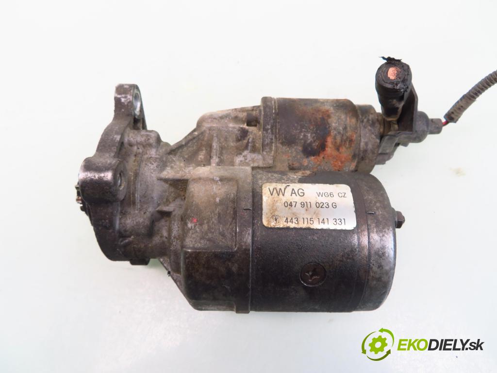 SKODA FABIA I (6Y2) KOMBI 2002 50,00 1.4 - AME 1397,00 Štartér 047911023G ; 443115141331 (Štartéry)