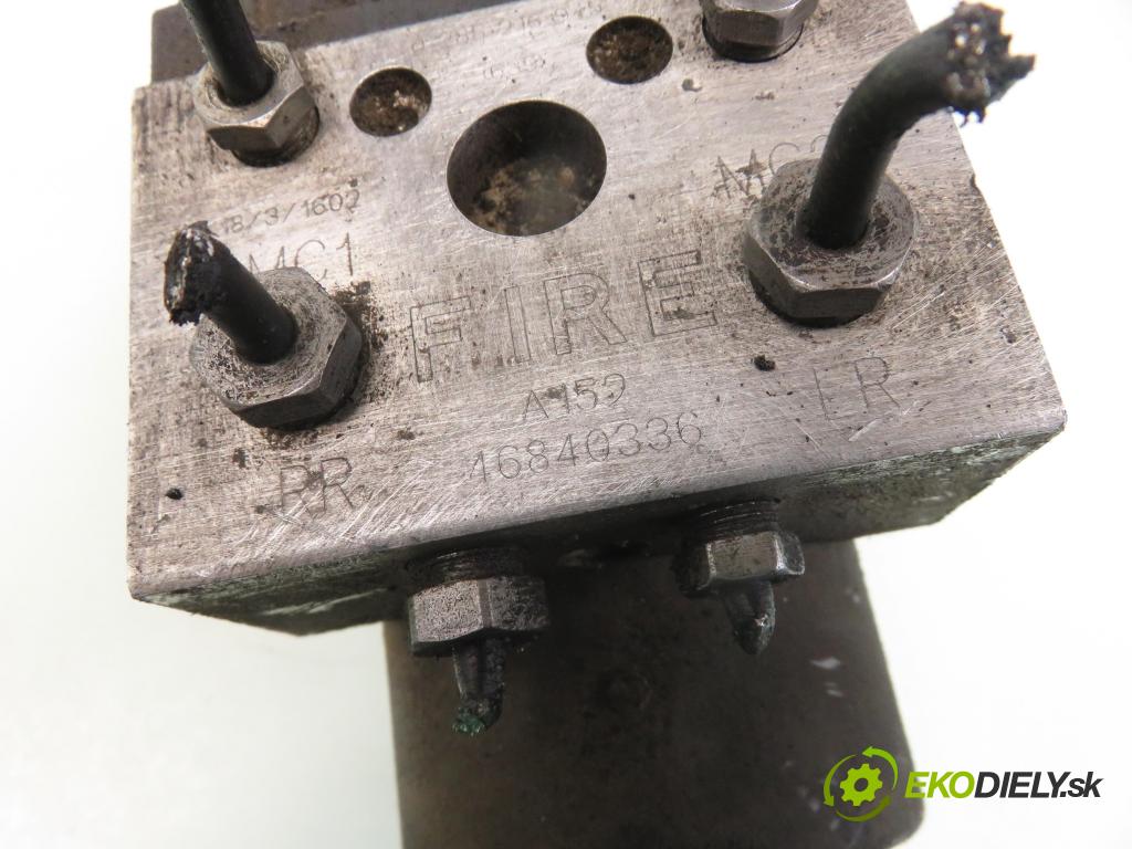 FIAT PUNTO (188_) HB 2003 44,00 1.2 60 - 188 A4.000 1242,00 Pumpa ABS 0273004673 ; 0265216945 ; 46840336 (Pumpy ABS)