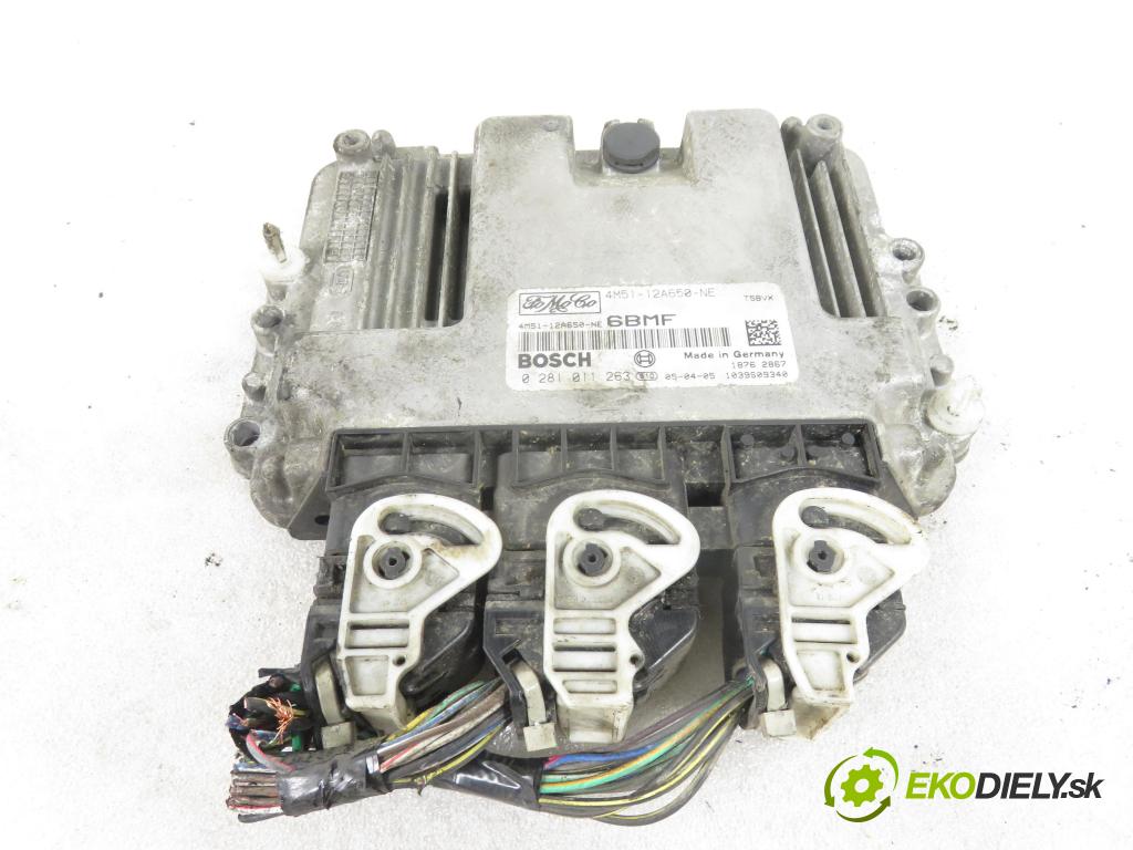 FORD FOCUS II (DA_, HCP) HB 2005 80,00 1.6 TDCi - G8DD 1560,00 Riadiaca jednotka Motor 4M5112A650NE ; 0281011263