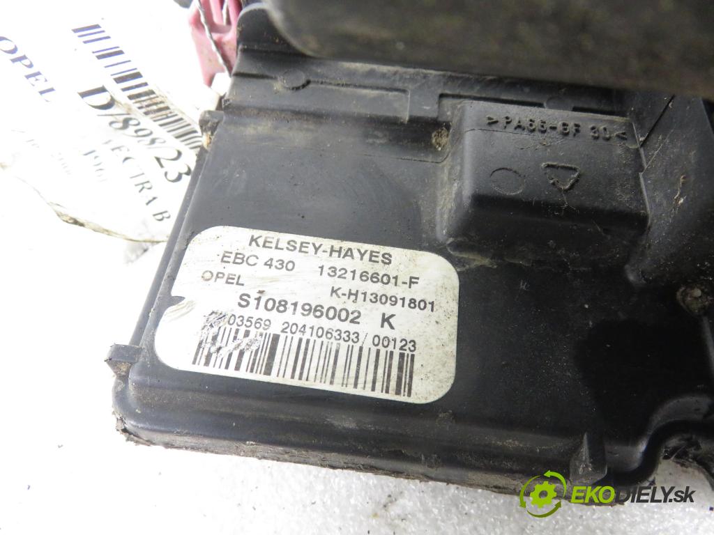 OPEL VECTRA B (J96) KOMBI 2000 74,00 1.6 i 16V - Z 16 XE 1598,00 Pumpa ABS S108196002K ; 13216601F ; 13091801 (Pumpy ABS)