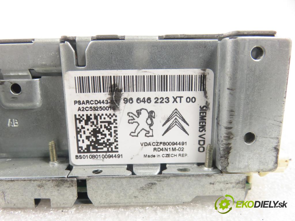 CITROEN C4 Picasso I (UD_) MINIVAN 2008 100,00 2.0 HDi 138 - RHJ (DW10BTED4) 1997,00 RADIO CD 96646223XT00 ; A2C53250019