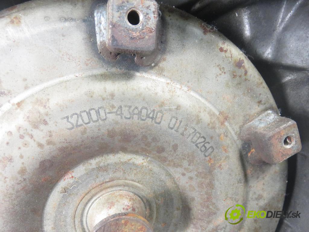 RENAULT VEL SATIS (BJ0_) HB 2005 102,00 2.2 dCi (BJ00) - G9T 606 2188,00 Prevodovka automatická 5550SN ; 8200165207 ; 3200043A040