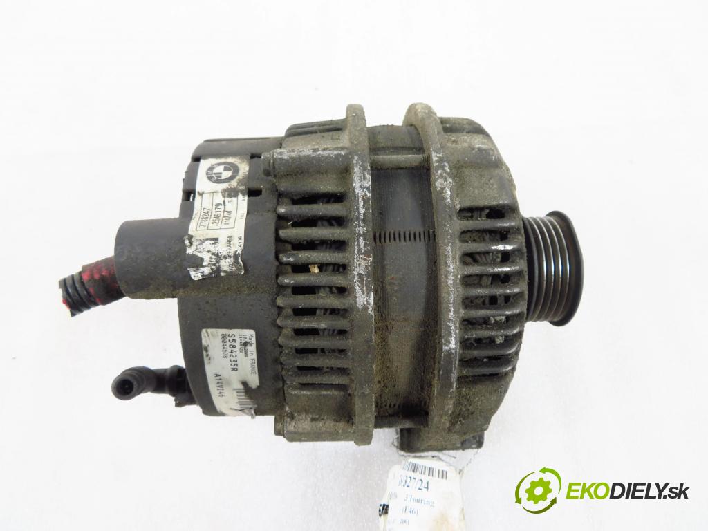 BMW 3 Touring (E46) KOMBI 2001 100,00 320 d 136 - M47 D20 (204D1) 1951,00 Alternátor 7788247 ; 2549179 ; S584235R (Alternátory)