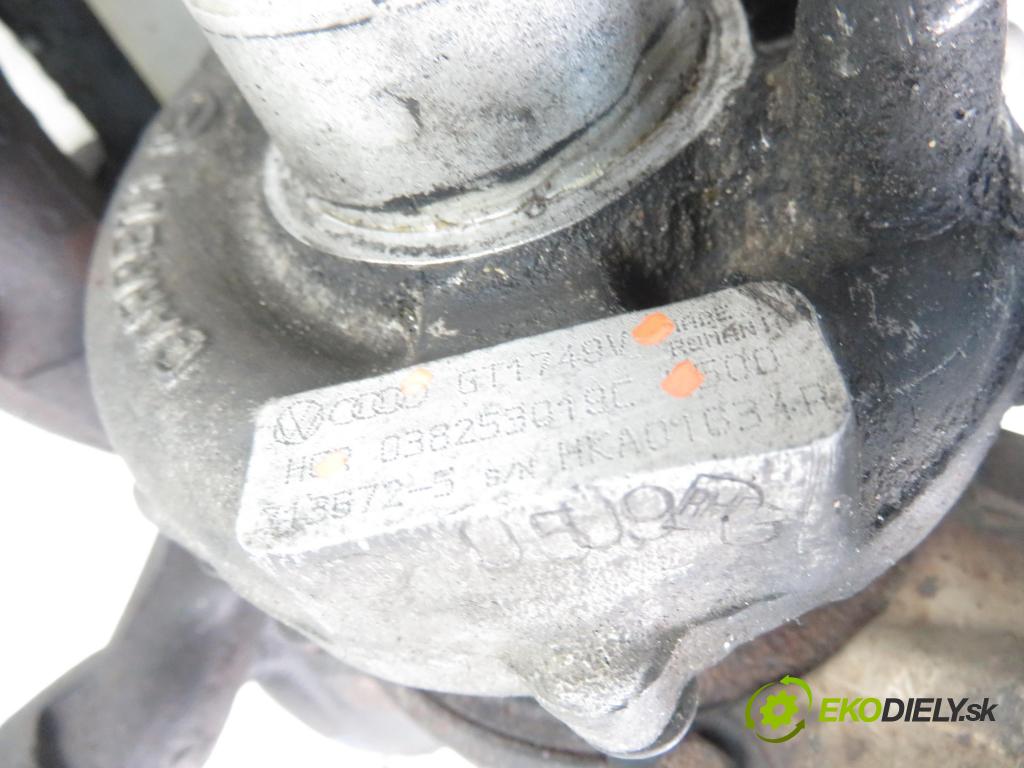 SEAT TOLEDO II (1M2) SEDAN 1999 66,00 1.9 TDI - AGR 1896,00 RYCHLONABÍJEČKA: GT1749V ; 038253019C (Turbodúchadla (kompletní))