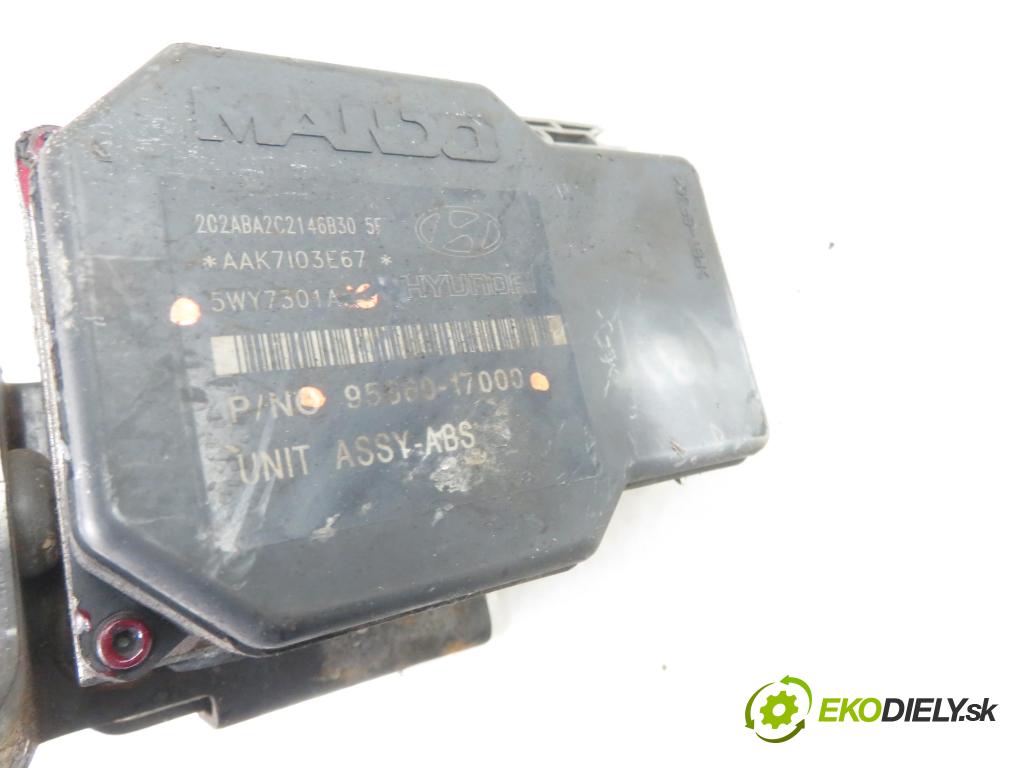HYUNDAI MATRIX (FC) MINIVAN 2008 60,00 1.5 CRDi - D3EA 1493,00 Pumpa ABS 5WY7301A ; 9566017000 ; 5891017500 (Pumpy ABS)