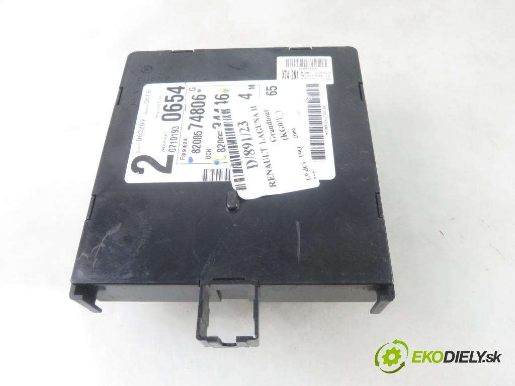 RENAULT LAGUNA II Grandtour (KG0/1_) KOMBI 2006 79,00 1.9 dCi - F9Q 718 1870,00 MODUL BSI 8200534446