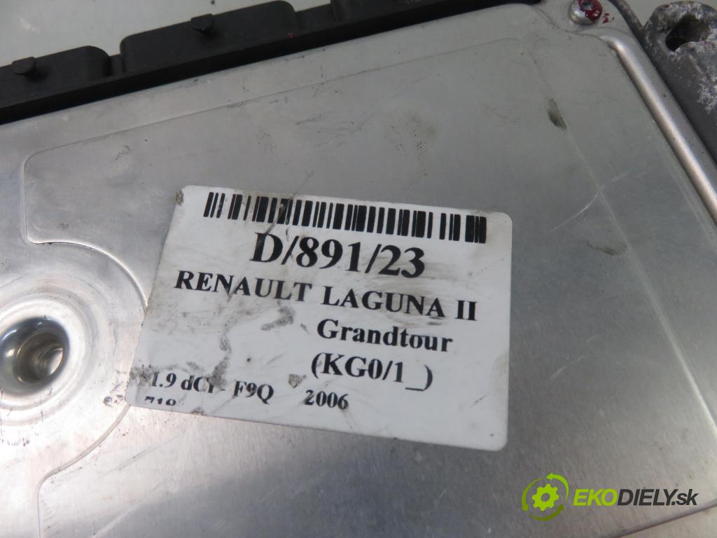 RENAULT LAGUNA II Grandtour (KG0/1_) KOMBI 2006 79,00 1.9 dCi - F9Q 718 1870,00 Riadiaca jednotka Motor 0281012588 ; 8200527713 ; 8200566220