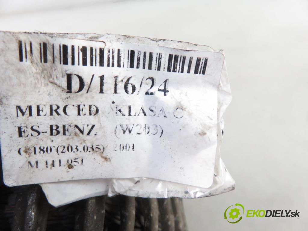 MERCEDES-BENZ KLASA C (W203) SEDAN 2001 95,00 C 180 (203.035) - M 111.951 1998,00 Alternátor 0124515045 ; A0111549302 (Alternátory)