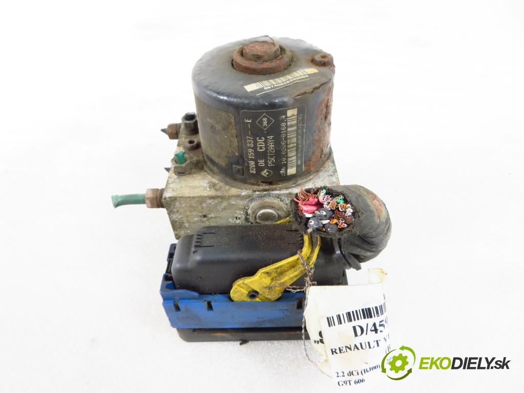 RENAULT VEL SATIS (BJ0_) HB 2005 102,00 2.2 dCi (BJ00) - G9T 606 2188,00 Pumpa ABS 10096014333 ; 8200159837E (Pumpa ABS)