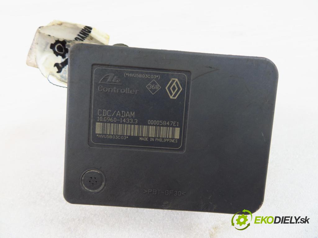 RENAULT VEL SATIS (BJ0_) HB 2005 102,00 2.2 dCi (BJ00) - G9T 606 2188,00 Pumpa ABS 10096014333 ; 8200159837E (Pumpa ABS)