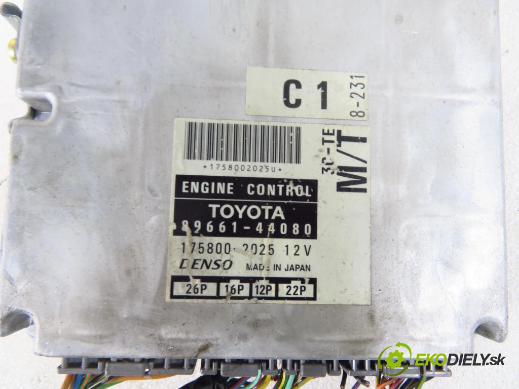 TOYOTA PICNIC (_XM1_) MINIVAN 1998 66,00 2.2 D (CMX10_) - 3C-TE 2184,00 Riadiaca jednotka Motor 8966144080 ; 1758002025