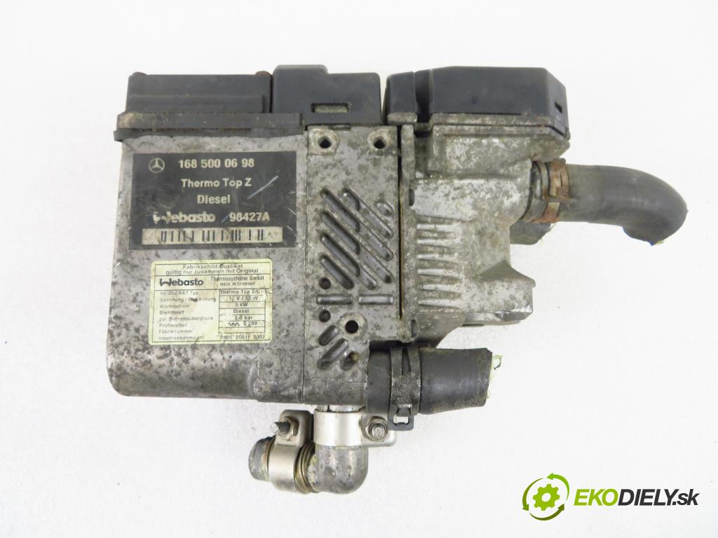 MERCEDES-BENZ KLASA A (W168) HB 2000 66,00 1.7 CDI 90 1689,00 Webasto 1685000698 ; 98427A ; 87319C (Webasto ohřívače)