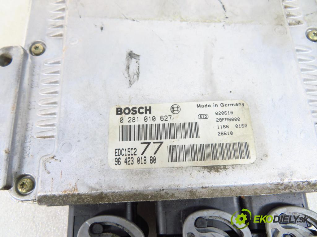 PEUGEOT 406 (8B) SEDAN 2002 80,00 2.0 HDI 110 1997,00 Riadiaca jednotka Motor 0281010627 ; 9642301880