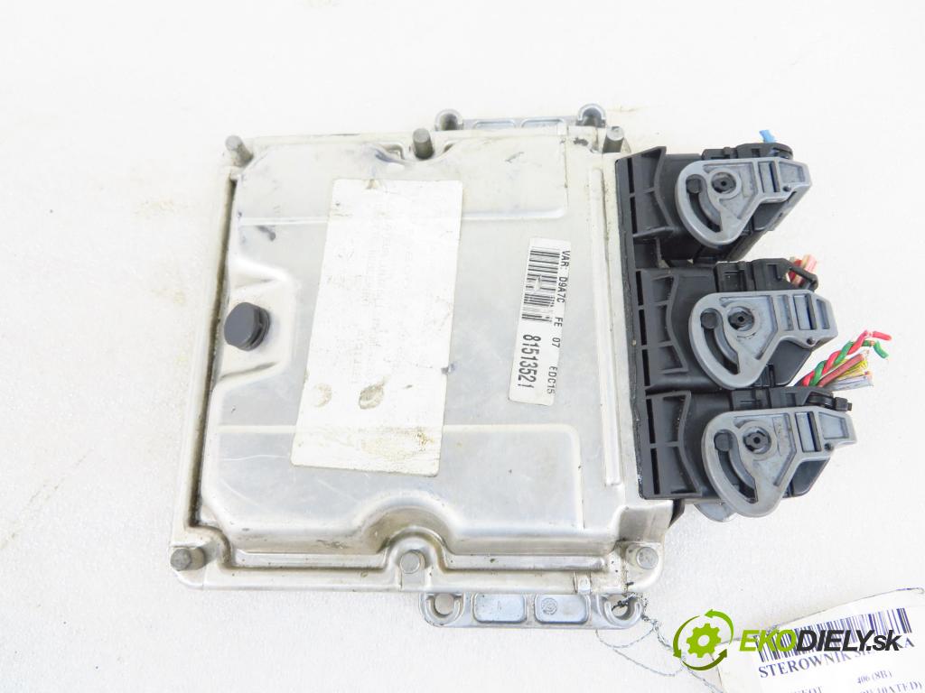 PEUGEOT 406 (8B) SEDAN 2002 80,00 2.0 HDI 110 1997,00 Riadiaca jednotka Motor 0281010627 ; 9642301880