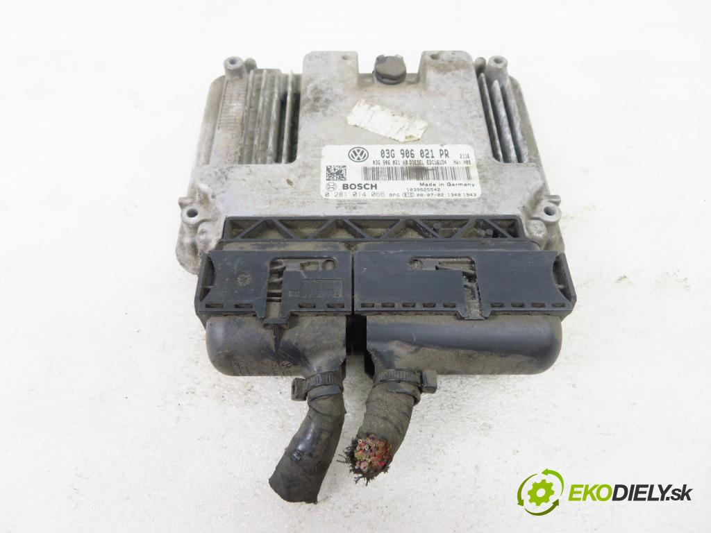 VW GOLF V (1K1) HB 2008 103,00 2.0 TDI - BMM 1968,00 Riadiaca jednotka Motor 03G906021PR ; 0281014066