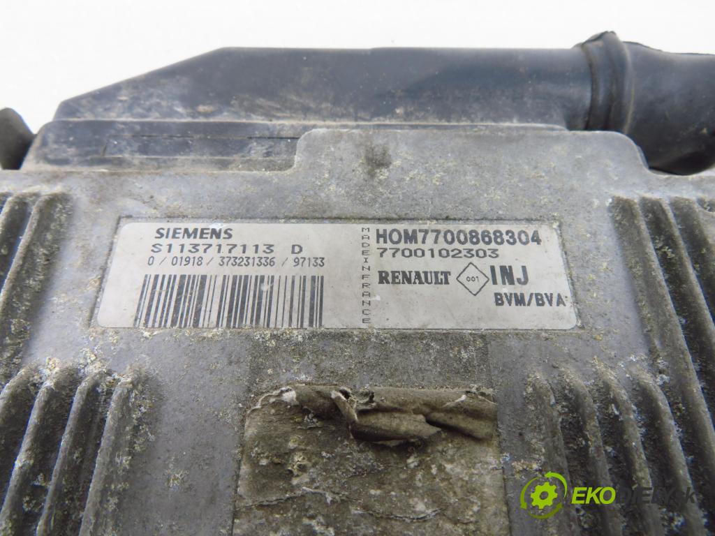 RENAULT MEGANE Scenic (JA0/1_) MINIVAN 1997 84,00 2.0 i (JA0G) - F3R 750 1998,00 Riadiaca jednotka Motor S113717113D ; HOM7700868304