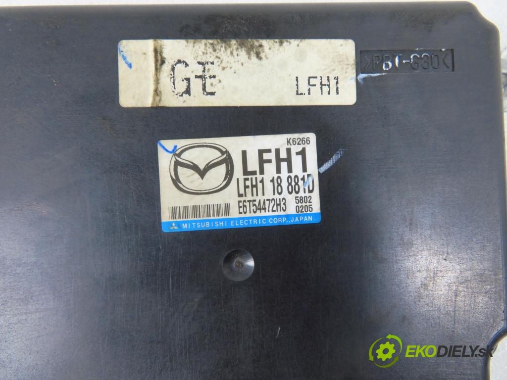 MAZDA 6 Hatchback (GG) LIFTBACK 2005 108,00 2.0 147 - LFF7 1999,00 Riadiaca jednotka Motor LFH118881D ; E6T54472H3