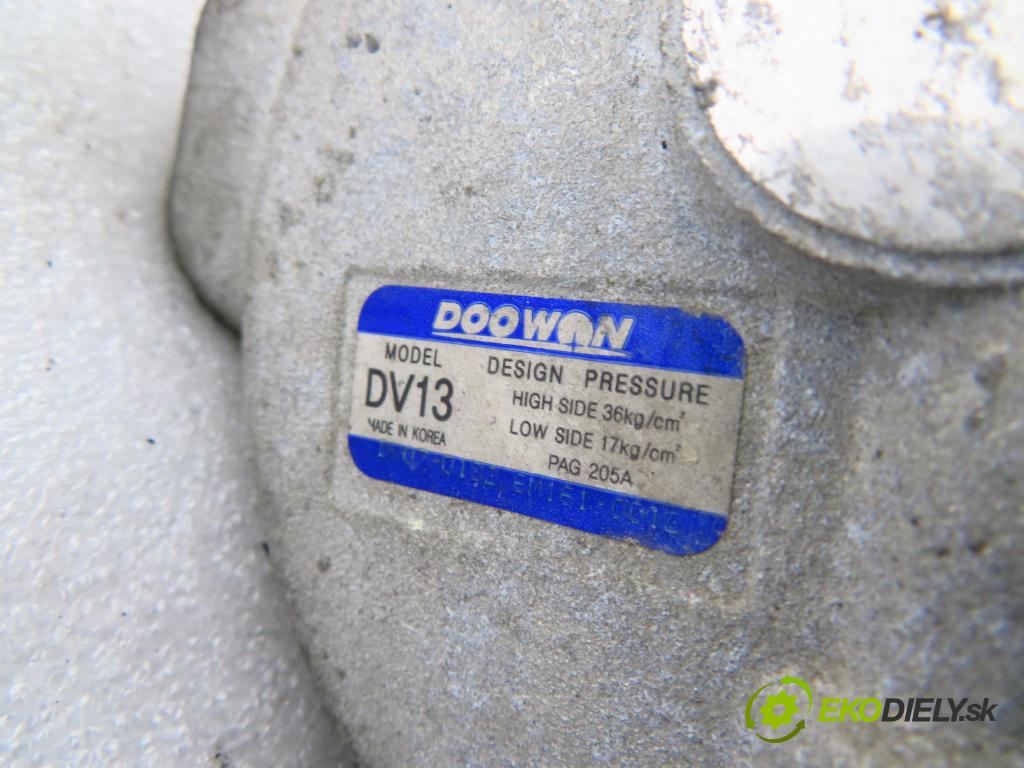 KIA CARENS III (UN) MINIVAN 2006 103,00 2.0 CRDi 140 1991,00 KOMPRESOR: klimatizace DV13 (Kompresor klimatizace)