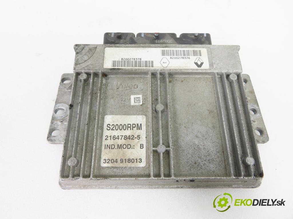 RENAULT CLIO II (BB_, CB_) HB 2002 55,00 1.2 16V 75 - D4F 712 1149,00 Riadiaca jednotka Motor 8200278378 ; 8200278376