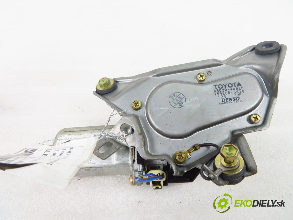 TOYOTA AVENSIS VERSO (_M2_) MINIVAN 2003 85,00 2.0 D (CLM20_) - 1CD-FTV 1995,00 Motorček stierače zadné 8502044020 ; 1592005810