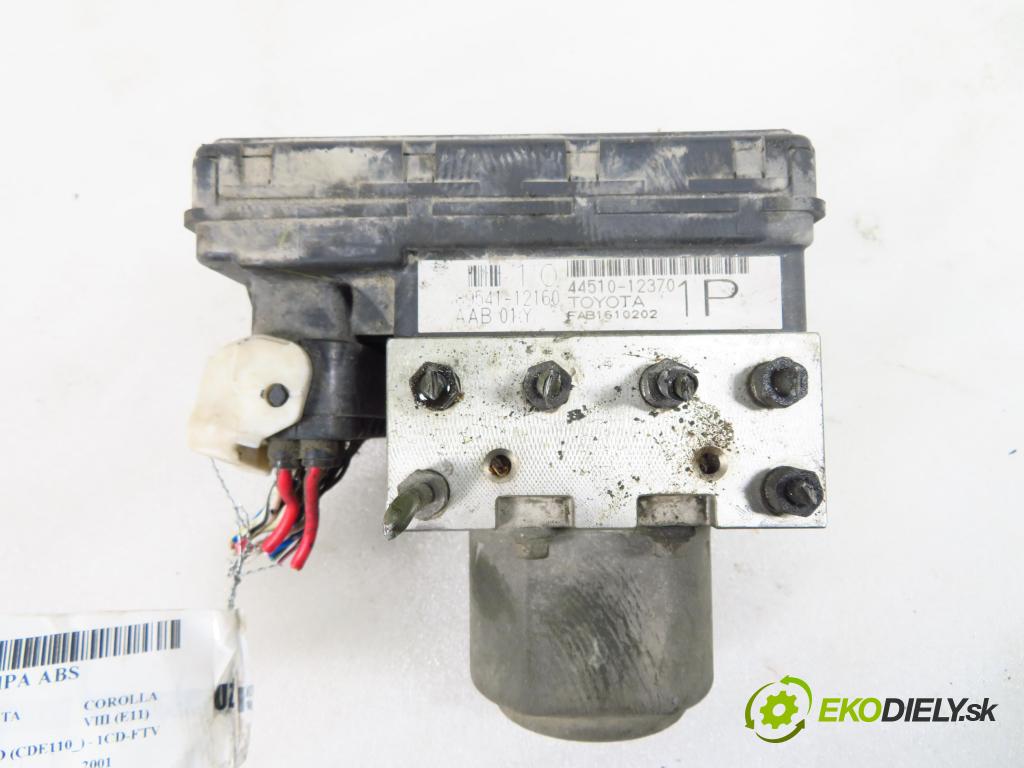 TOYOTA COROLLA Liftback (_E11_) HB 2001 66,00 2.0 D-4D (CDE110_) - 1CD-FTV 1995,00 Pumpa ABS 8954112160 ; 4451012370 (Pumpy ABS)