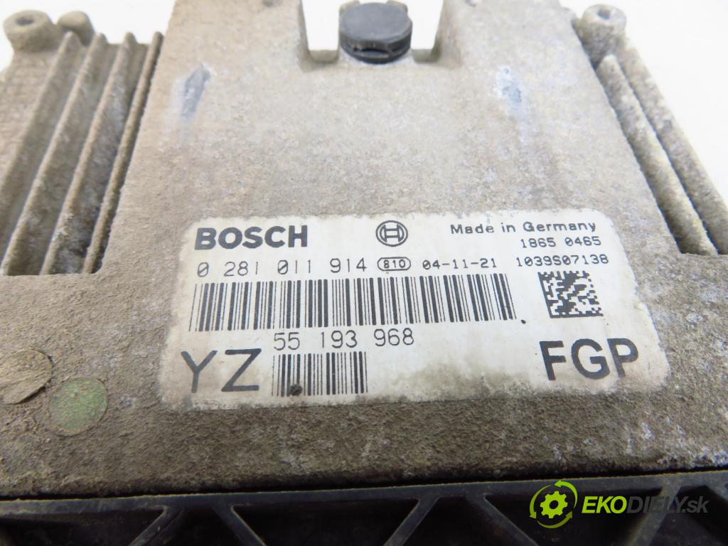 OPEL VECTRA C (Z02) LIFTBACK 2006 110,00 1.9 CDTI - Z 19 DTH 1910,00 Riadiaca jednotka Motor 0281011914 ; 55193968