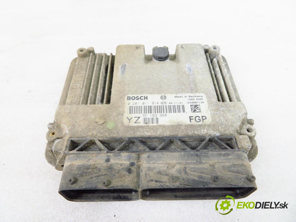 OPEL VECTRA C (Z02) LIFTBACK 2006 110,00 1.9 CDTI - Z 19 DTH 1910,00 Riadiaca jednotka Motor 0281011914 ; 55193968