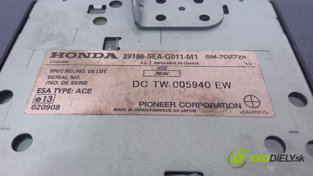 Honda Accord 2004 Zesilovač: Rádio: Navigacia: 39186-SEA-G011