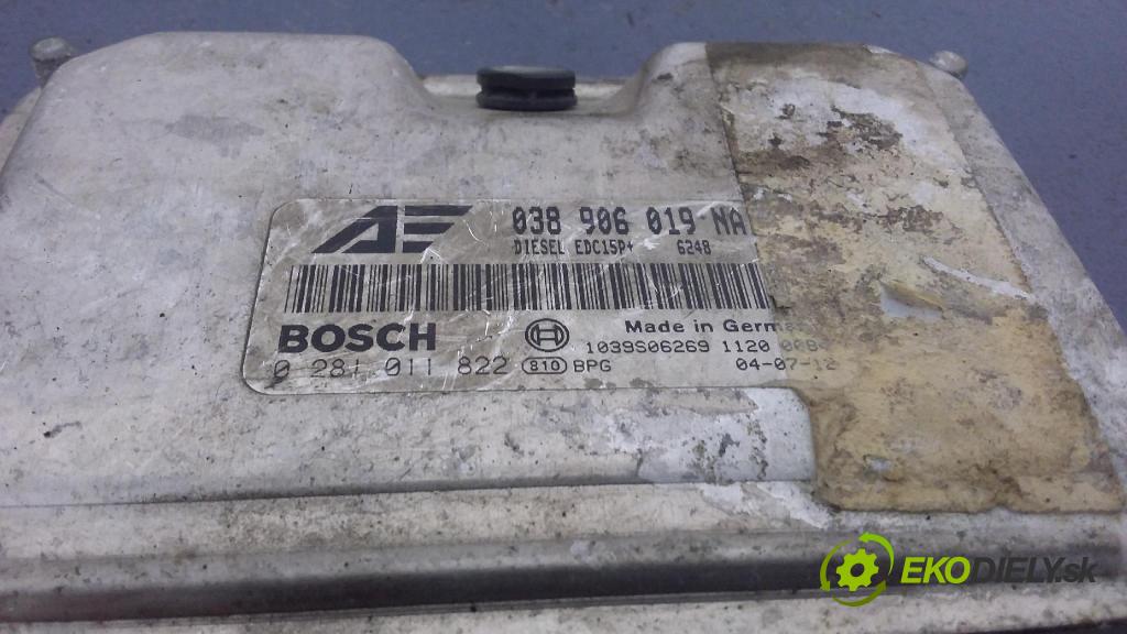 Volkswagen Sharan 2004 řídící jednotka Motor: 038906019NA