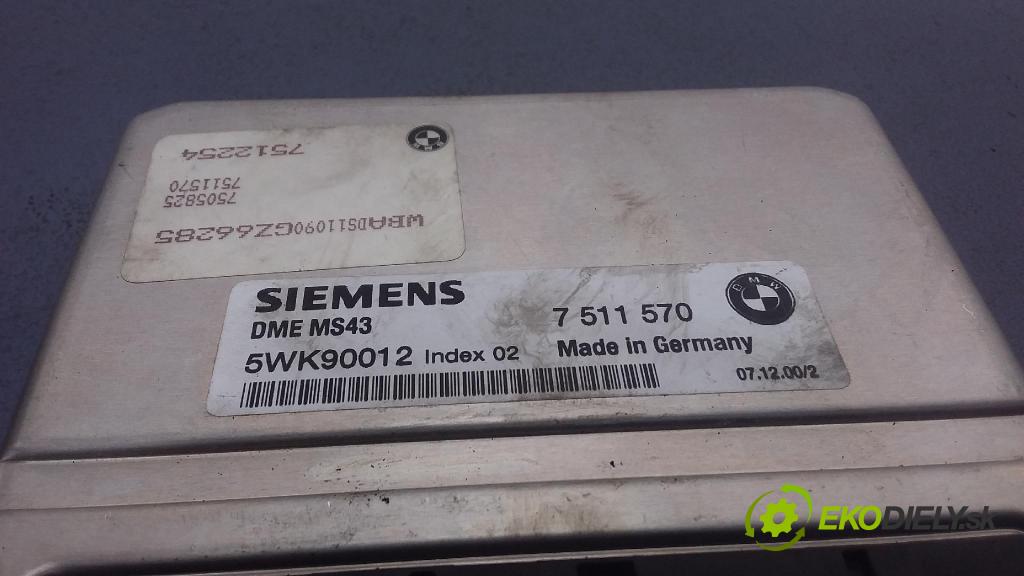 Bmw Seria 5 2000 riadiaca jednotka Motor: 7511570