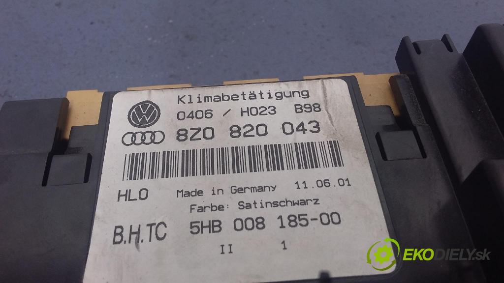 Audi A2 2001 prepínač Klimatizácia: Prúd vzduchu: 8Z0820043