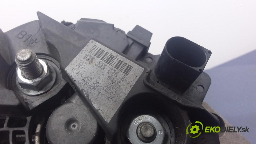 Audi A2 2001 Alternator 038903024A