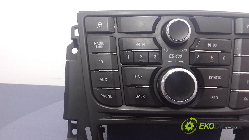 Opel Astra 2012 prepínač Rádio: Navigacia: 13346050