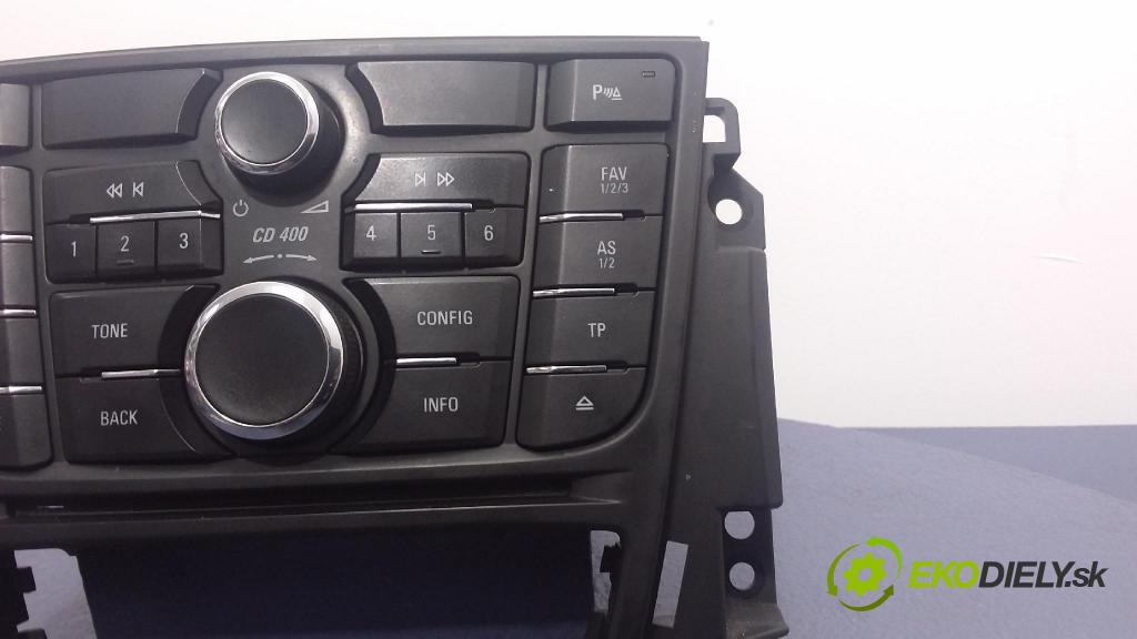Opel Astra 2012 prepínač Rádio: Navigacia: 13346050