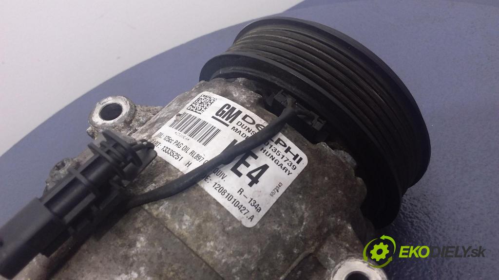 Opel Astra 2012 Kompresor: Klimatizácia: 13335251