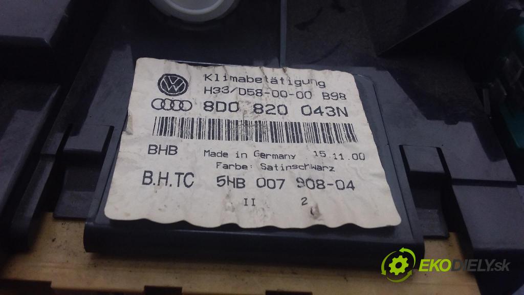 Audi A4 2000 prepínač Klimatizácia: Prúd vzduchu: 8D0820043N