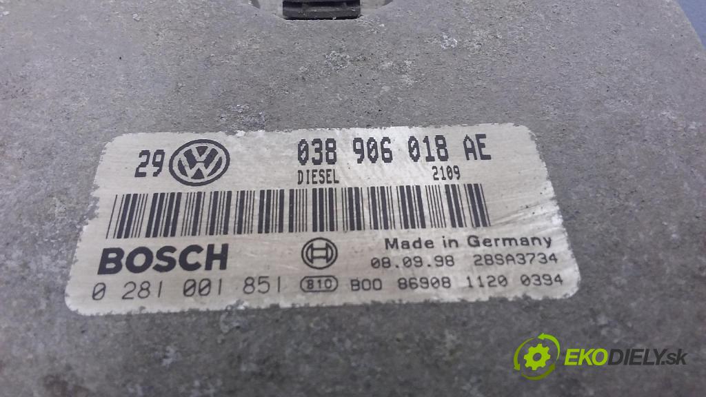 Volkswagen Golf 1998 riadiaca jednotka Motor: 038906018AE