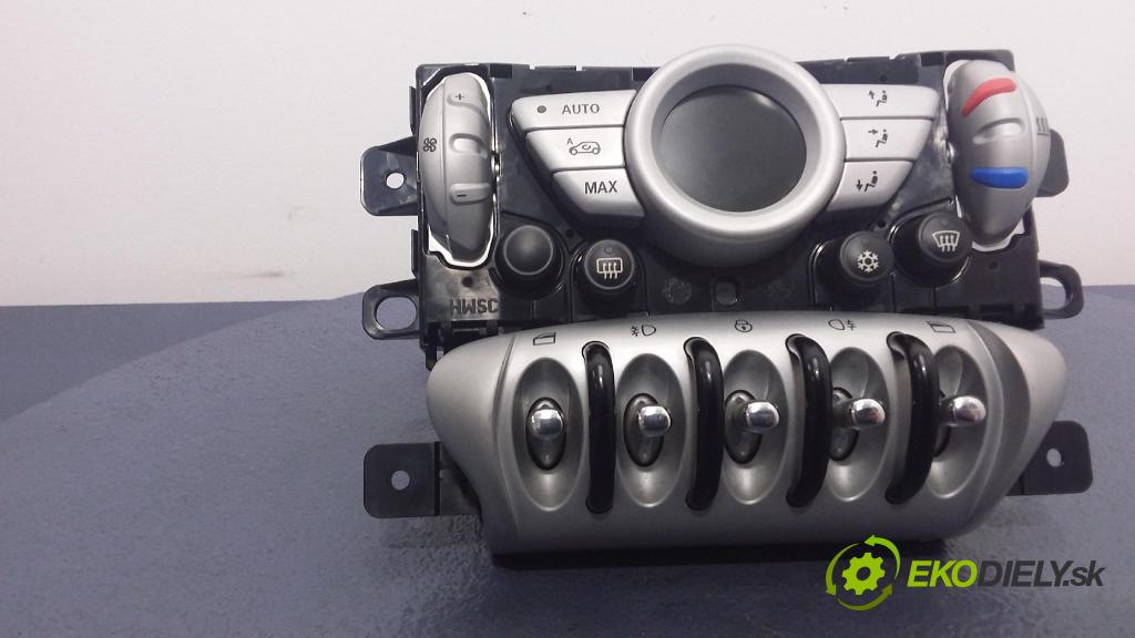 Mini Cooper 2007 prepínač Klimatizácia: Prúd vzduchu: 69811104