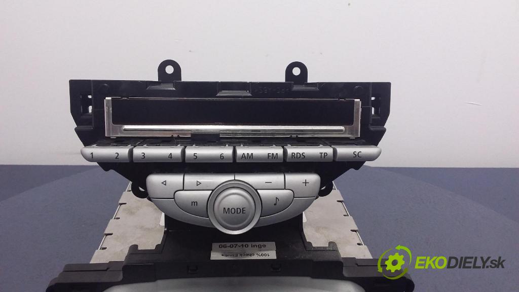 Mini Cooper 2007 Radio I Navigace: 3455681