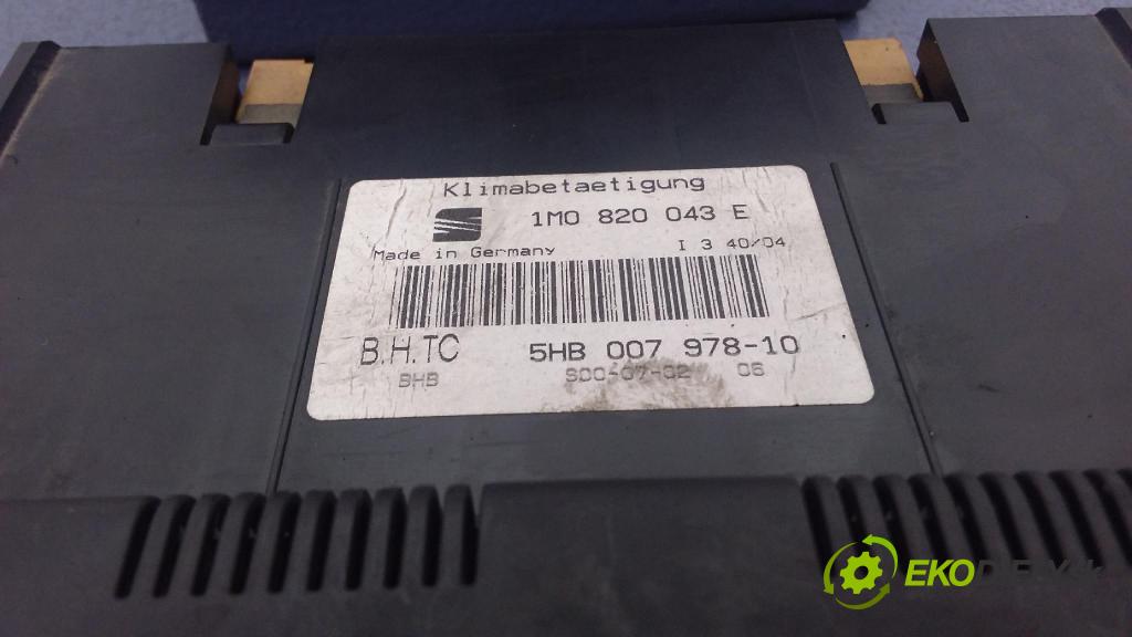 Seat Leon 2005 prepínač Klimatizácia: Prúd vzduchu: 1M0820043E