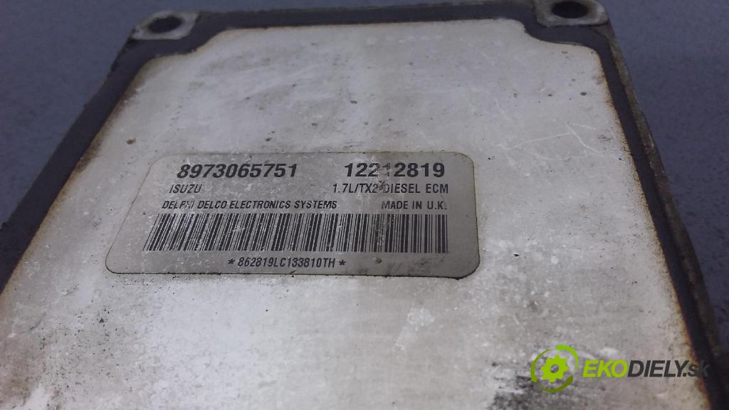 Opel Astra 2002 riadiaca jednotka Motor: 8973065751