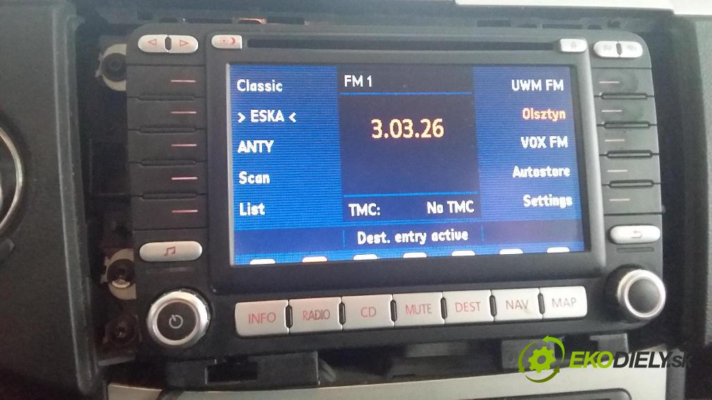 Volkswagen Passat 2007 Radio I Navigácia: 1K0035198C
