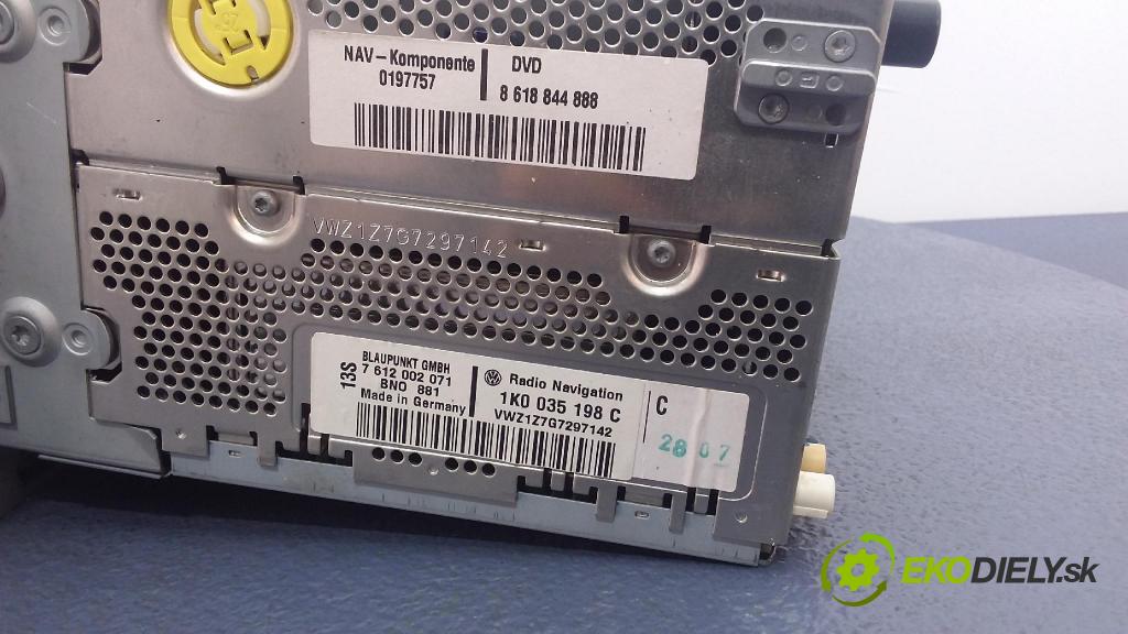 Volkswagen Passat 2007 Radio I Navigace: 1K0035198C