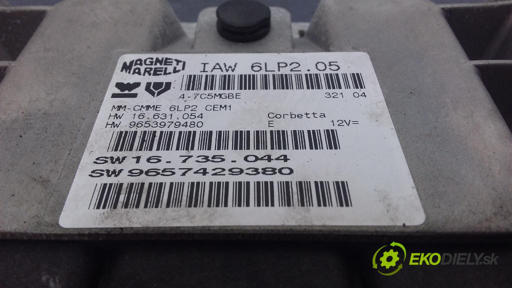 Citroen C4 2004 řídící jednotka Motor: 9657429380