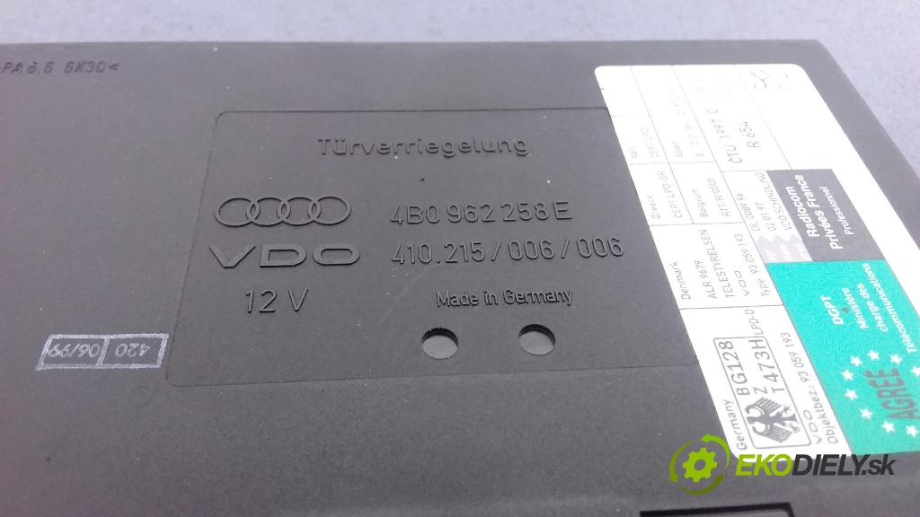 Audi A6 1999 řídící jednotka Komfortu 4B0962258E